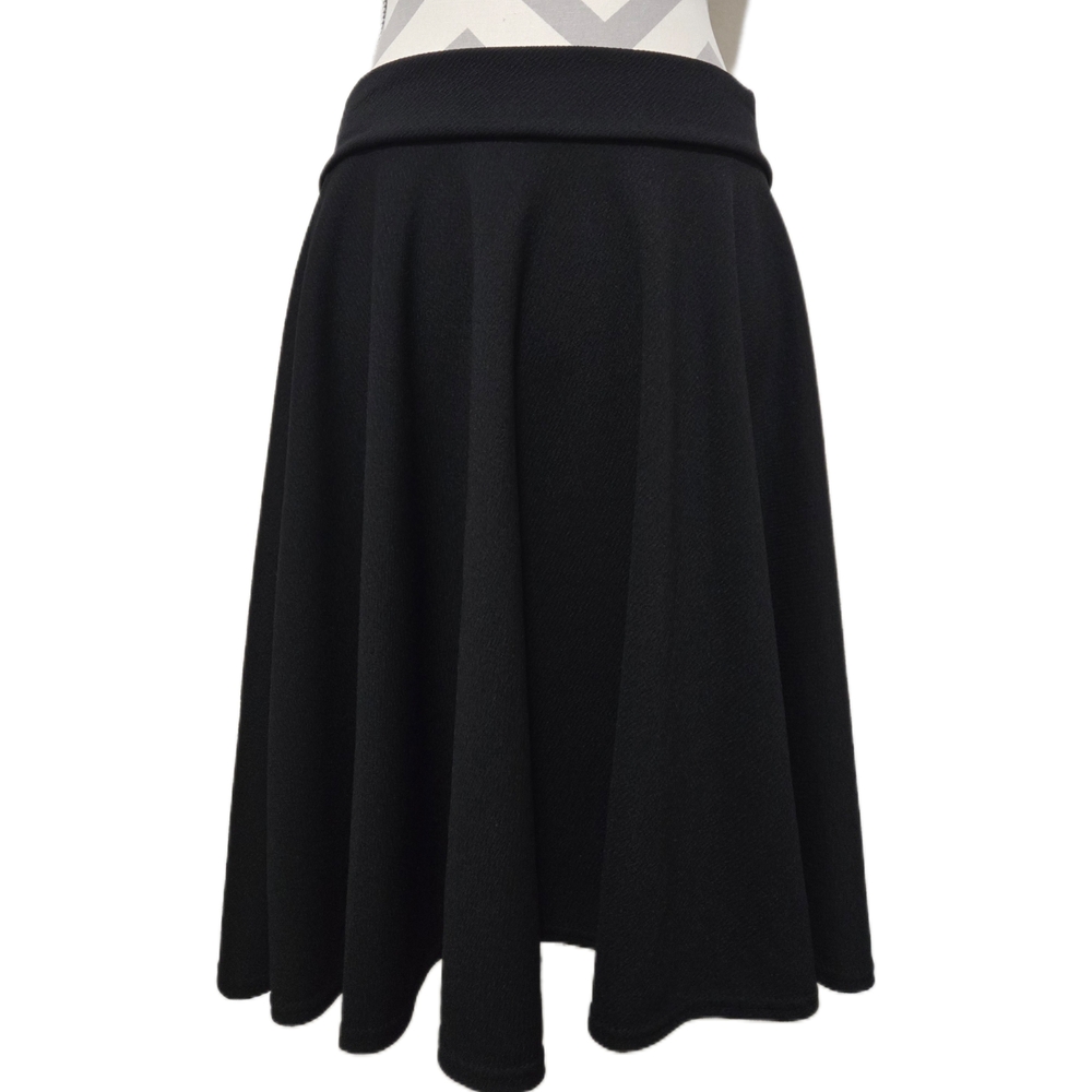 Classic Black A-Line Skirt